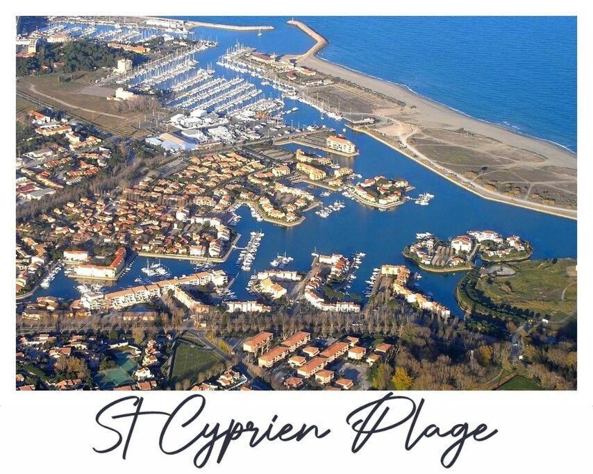 Joli T2 Avec Clim, 4/6 Personnes,500M De La Plage. Saint-Cyprien  Zewnętrze zdjęcie